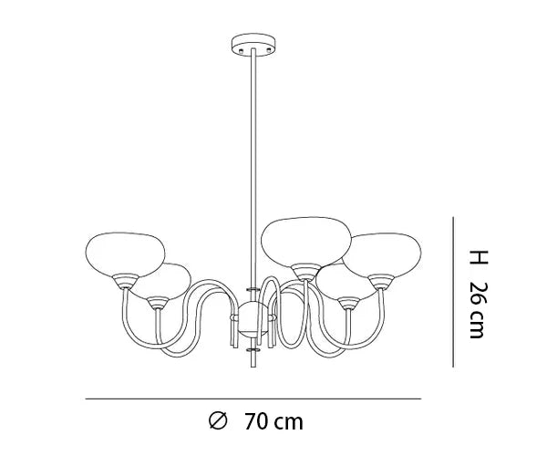 Lampada da soffitto in vetro a bolle bianco crema Luna - 5 dimensioni.webp__PID:92468974-d453-4a0b-bab6-b539b8f9e866