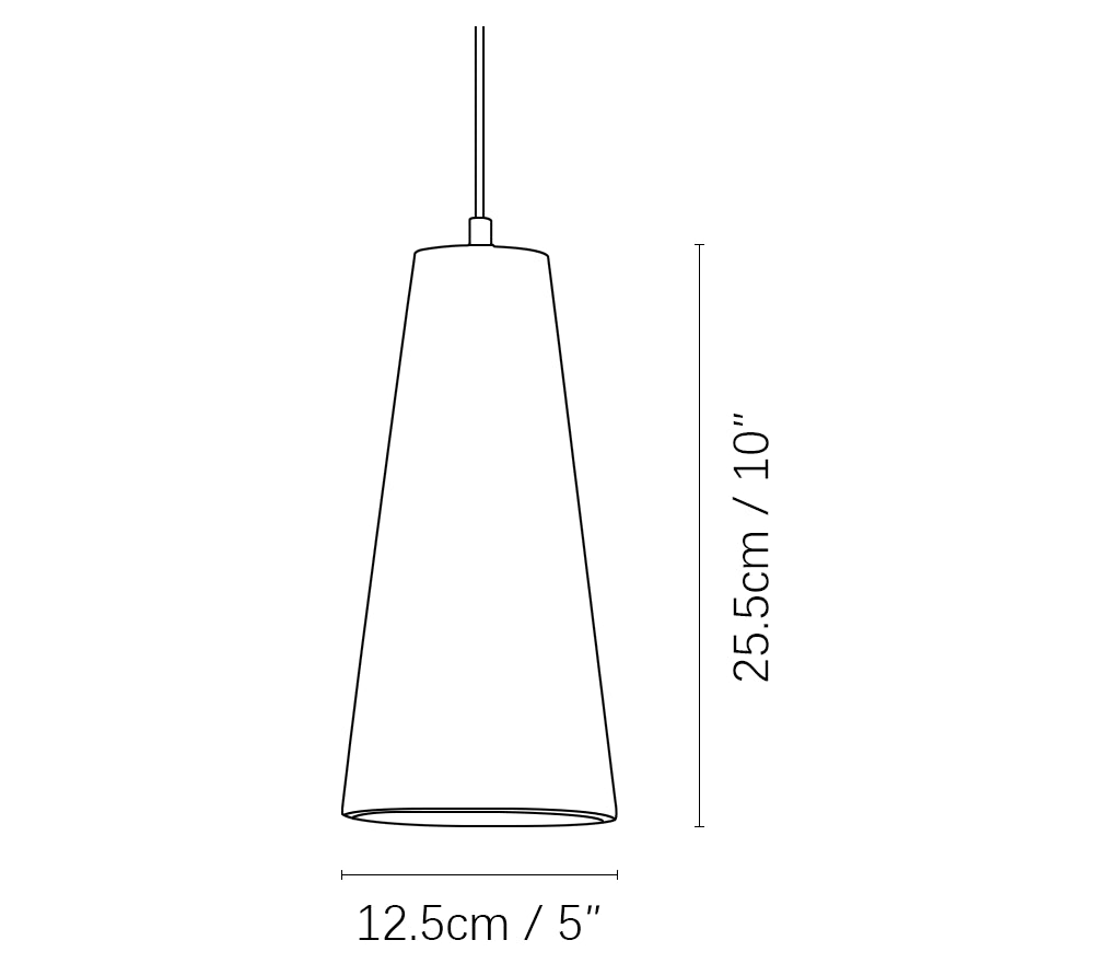 Conical Alabaster Pendant Light