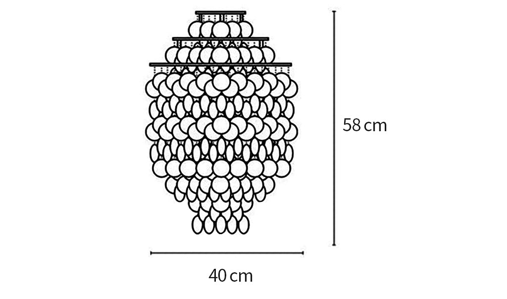 Schelp Wandlamp
