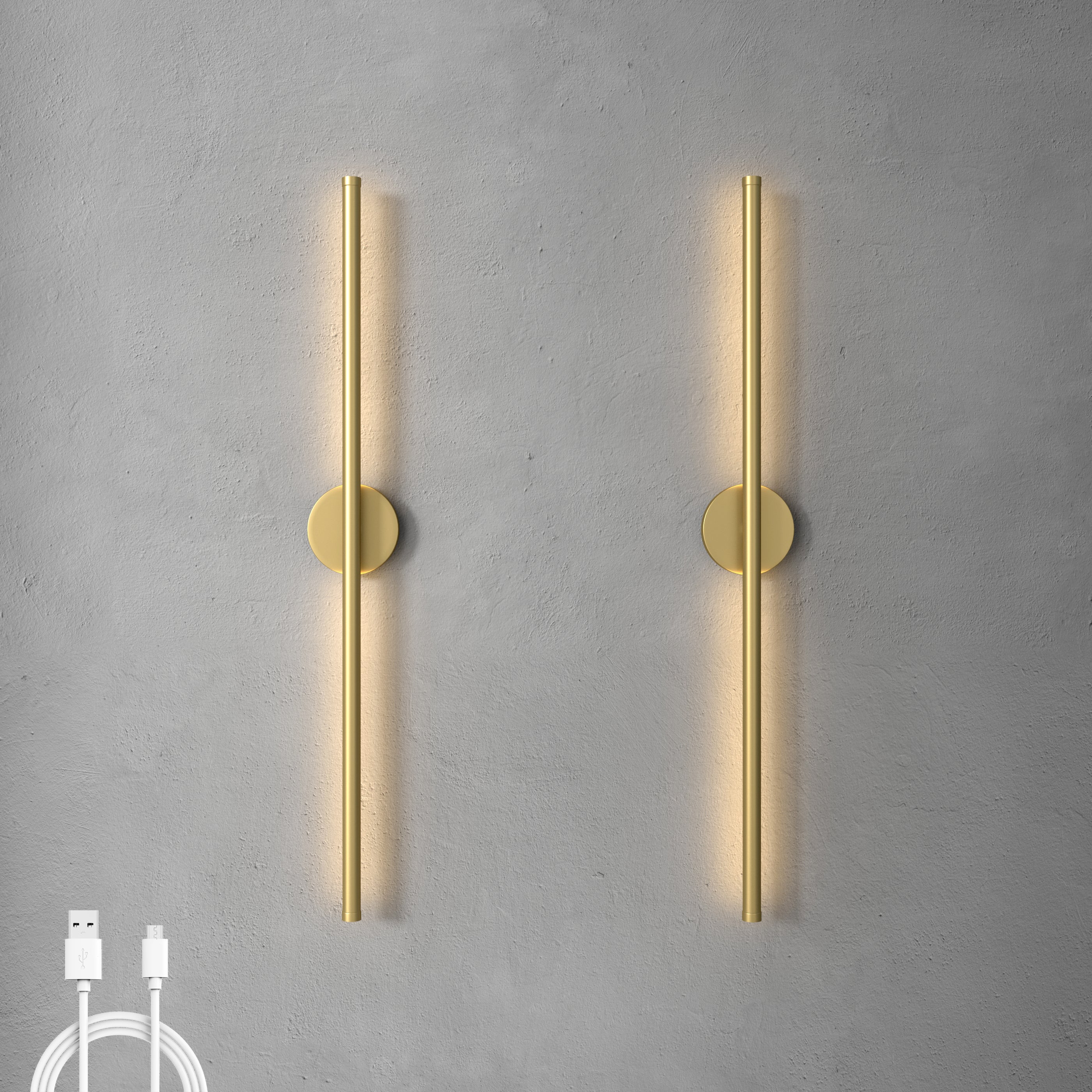 Round Wall Sconce Battery Version