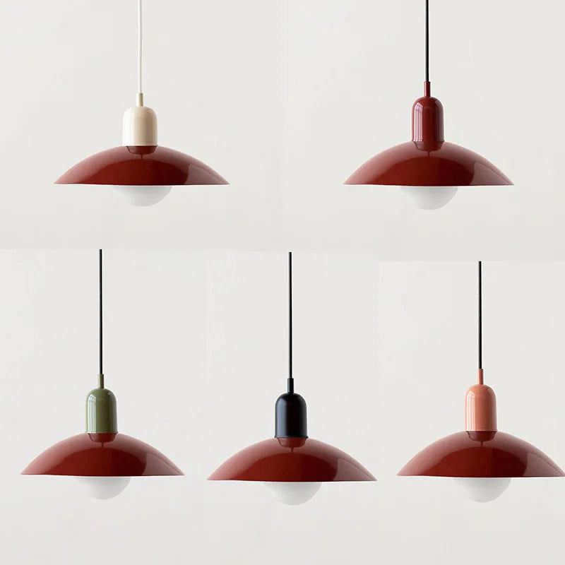 Bunte Macaron-Bauhaus-Pendelleuchte rot.webp__PID:8a9907b5-7cac-4ee3-ac0c-4a37870fc6fc