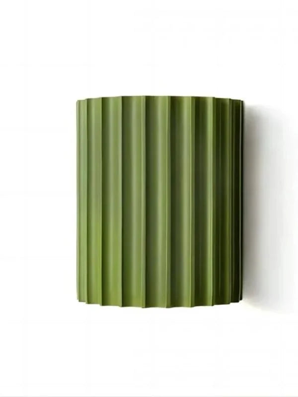 Lila_Modern_Resin_Ribbed_Wall_Sconce_green.webp__PID:cfaf6a56-c5bb-4072-8515-bcff51b047a4