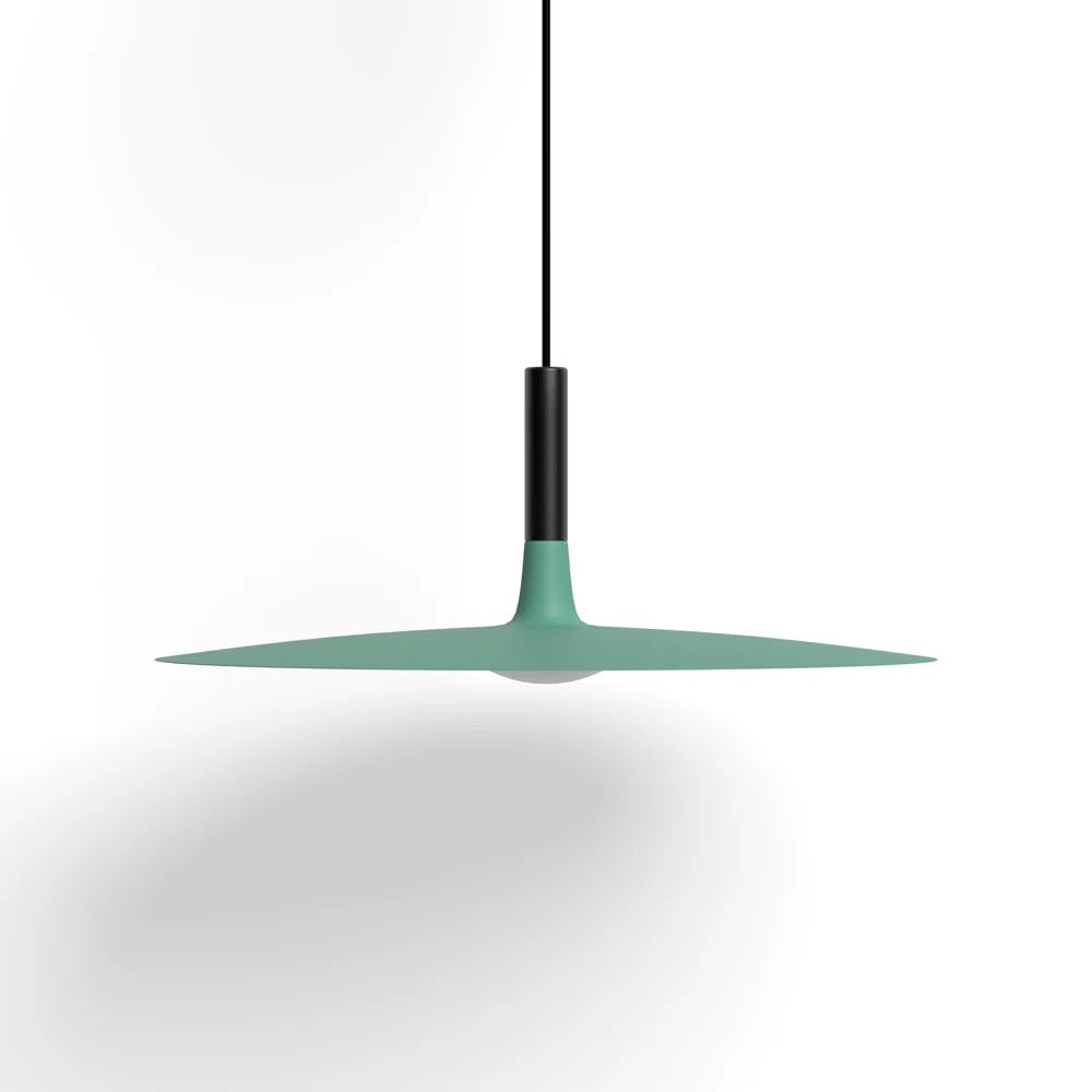Lampada a sospensione minimalista Morandi Metal Disc green.webp__PID:5106c2d7-941b-44ec-87c9-e9a88edb57fc