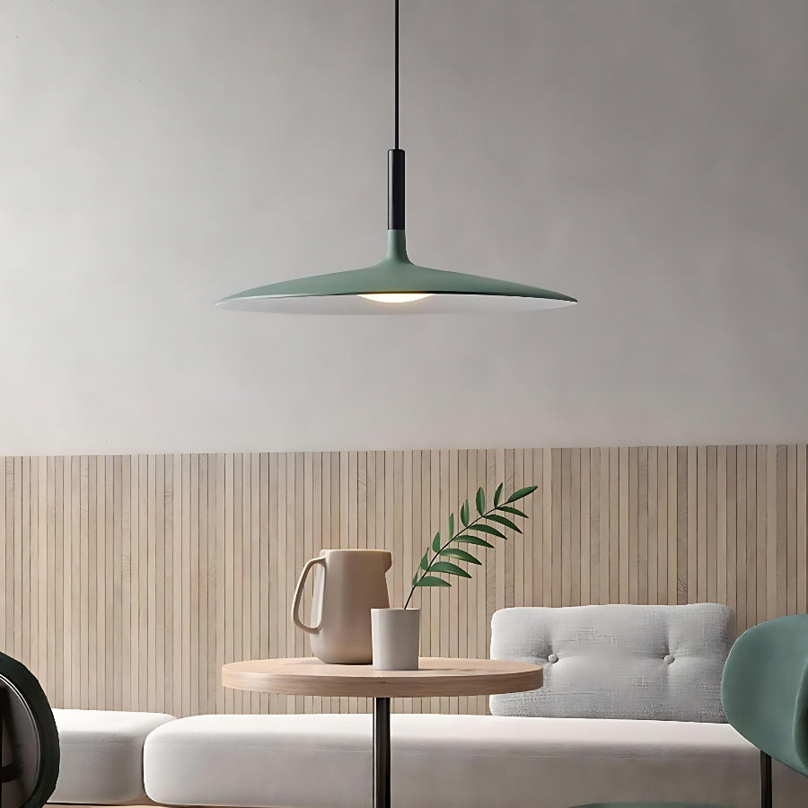Lampada a sospensione minimalista Morandi Metal Disc8.webp__PID:41037d8d-d26b-4d78-9bfc-27c87fb138bc