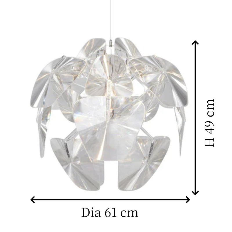 Merritt Moderner, verspiegelter, transparenter Lucite-Kronleuchter1.webp__PID:dc903260-02d6-4b7c-9489-fcc747fc6f82