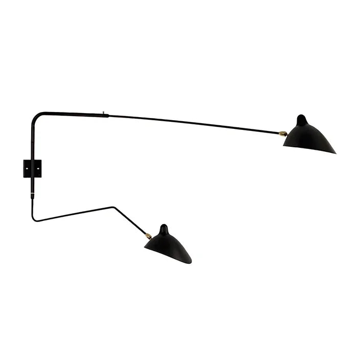 Logan Industrielle Wandleuchte mit verstellbarem Metallarm - Artikelnummer: black - 2head.webp__PID:0fd96674-e413-4a78-964f-7f684e67f6c9