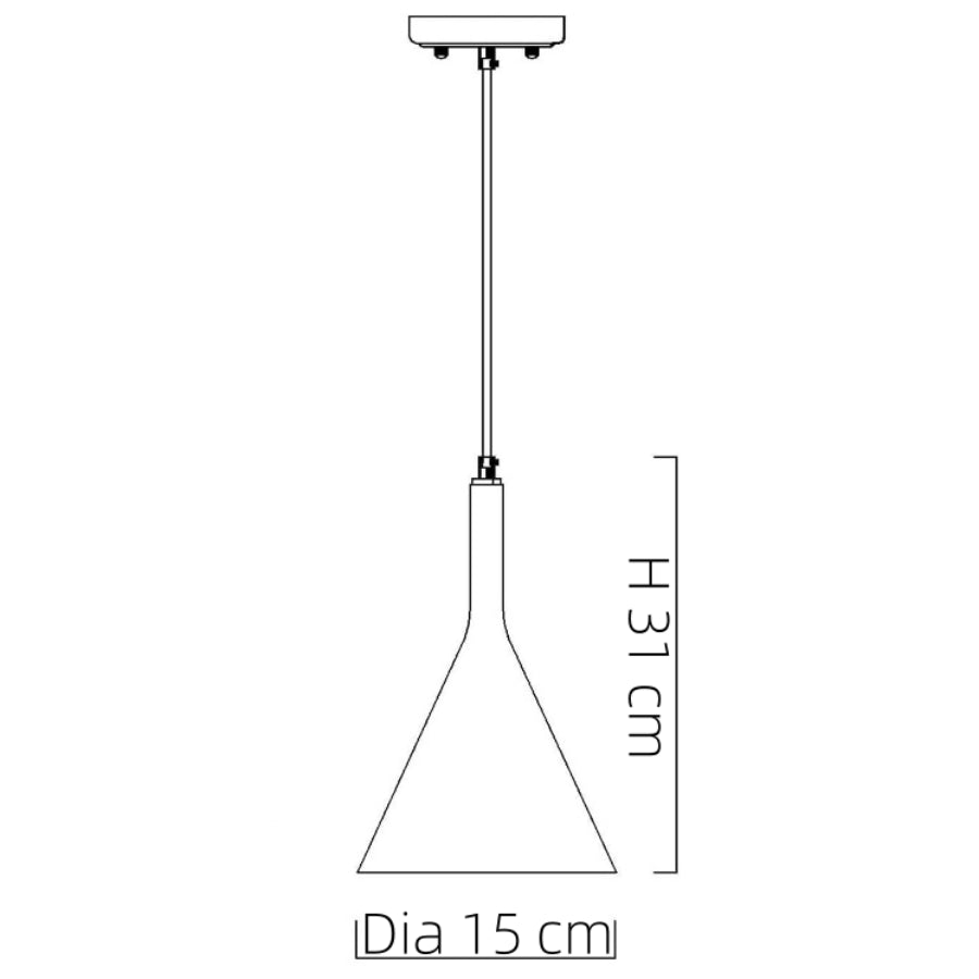 Lampada a sospensione industriale Morandi Cement Cone size.webp__PID:2291ccdb-e0f7-4bae-9d51-56e0cec8dd57