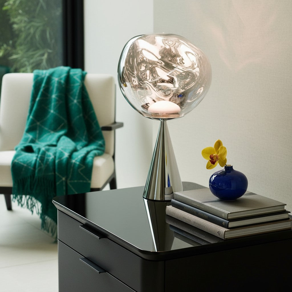 Silver Melt Cone Fat LED Table Lamp for Living Room (5).webp__PID:c13a1a66-4e18-4ff7-b333-43ee03247abc