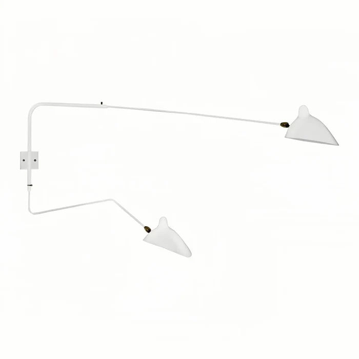Logan Industrielle verstellbare Metallarm-Wandleuchte-sku-white-2head.webp__PID:6674e413-ea78-464f-bf68-4e67f6c92c74