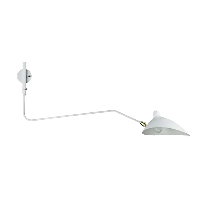 Logan Industrielle Wandleuchte mit verstellbarem Metallarm – Artikelnummer: white.webp__PID:d96674e4-13ea-4896-8f7f-684e67f6c92c